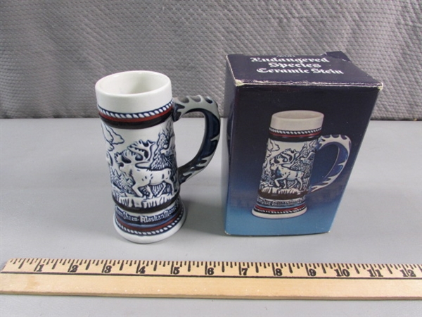 MINI AVON COLLECTIBLE STEINS