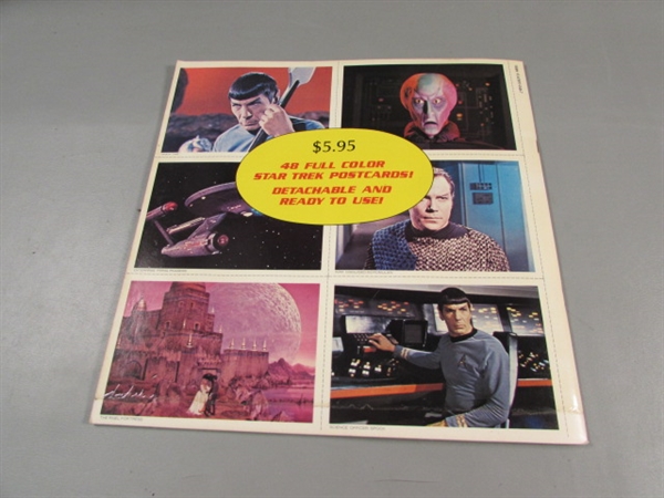 1977 STAR TREK POSTCARD BOOK