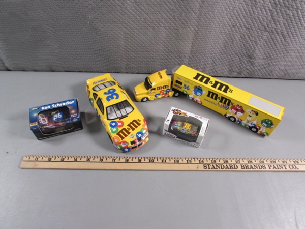 DIE CAST M&M RACING CARS & TRUCKS