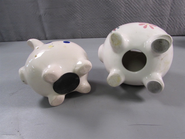 ASSORTED PIGGY BANKS