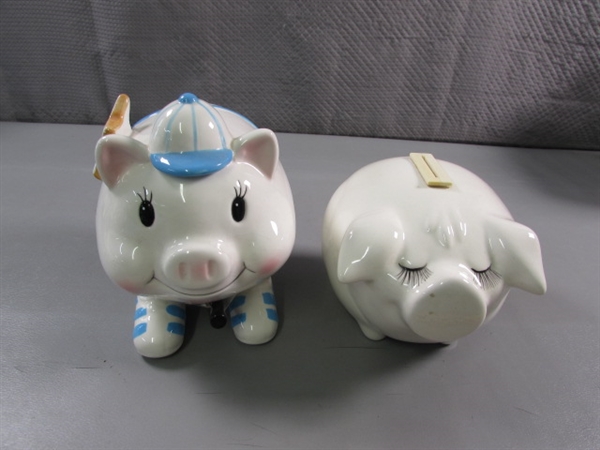 ASSORTED PIGGY BANKS