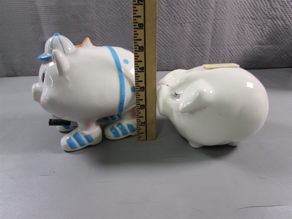 ASSORTED PIGGY BANKS