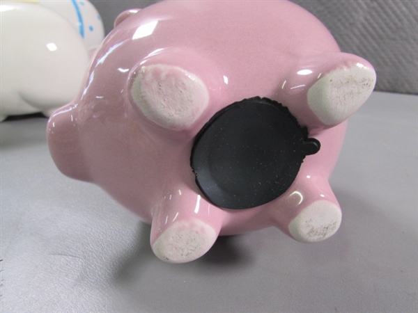 ASSORTED PIGGY BANKS