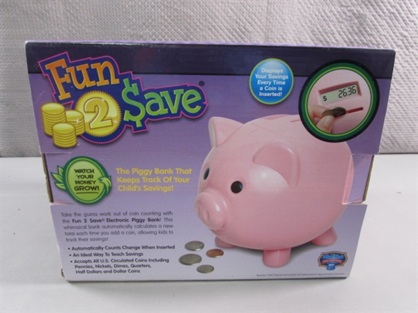 ASSORTED PIGGY BANKS