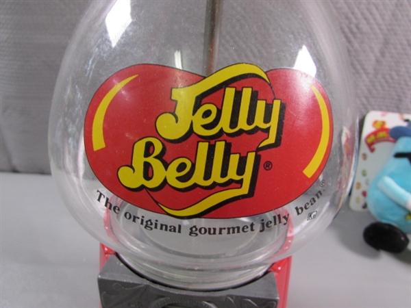 JELLY BELLY COLLECTIBLE GUMBALL MACHINE & PLUSH