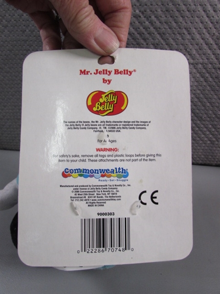 JELLY BELLY COLLECTIBLE GUMBALL MACHINE & PLUSH