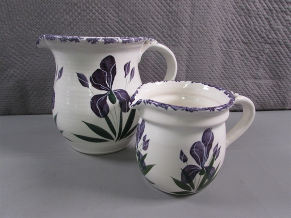 PAIR OF ASHLAND POTTERY PITCHERS