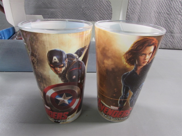 MARVEL ACTION FIGURES, DRINKWARE, STICKERS & MORE