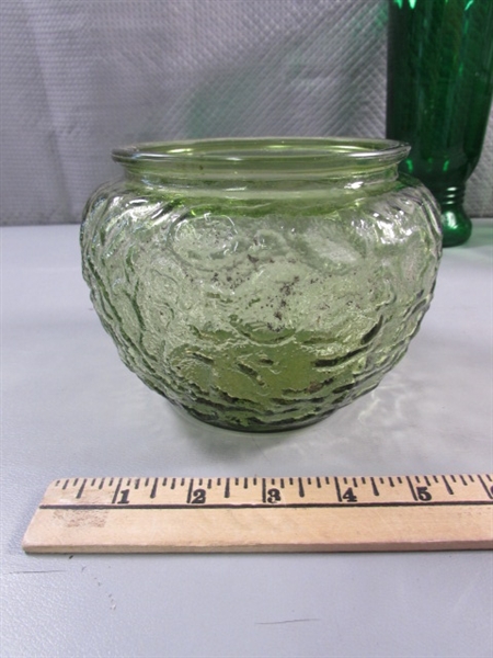 GREEN GLASSWARE