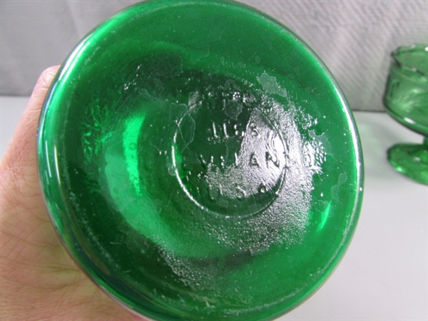 GREEN GLASSWARE