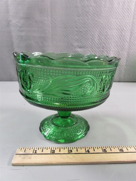 GREEN GLASSWARE