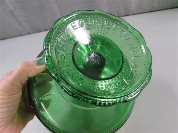 GREEN GLASSWARE