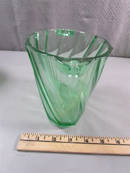 GREEN GLASSWARE