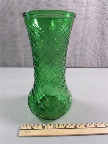 GREEN GLASSWARE