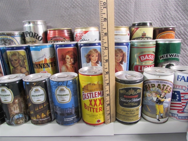 COLLECTIBLE BEER CANS