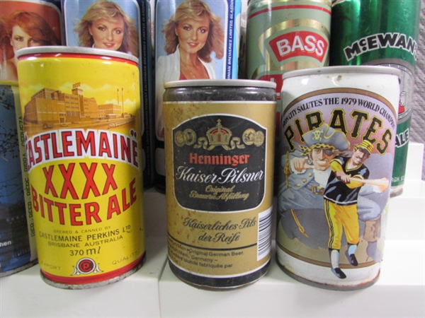 COLLECTIBLE BEER CANS