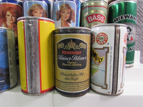 COLLECTIBLE BEER CANS