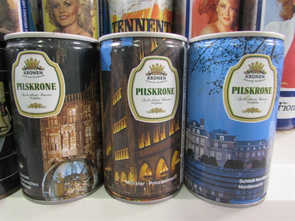 COLLECTIBLE BEER CANS