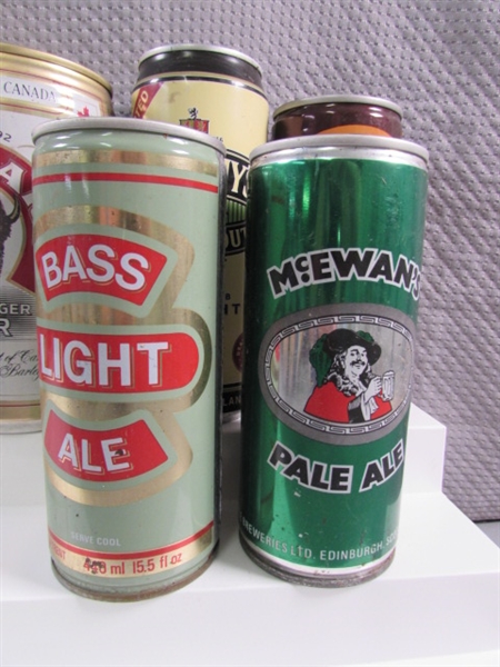 COLLECTIBLE BEER CANS