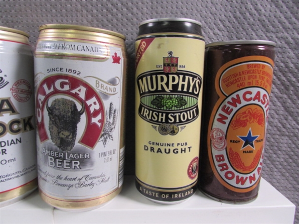 COLLECTIBLE BEER CANS