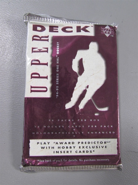 LOOSE PACKS UPPER DECK 1994 HOCKEY TRADING CARDS