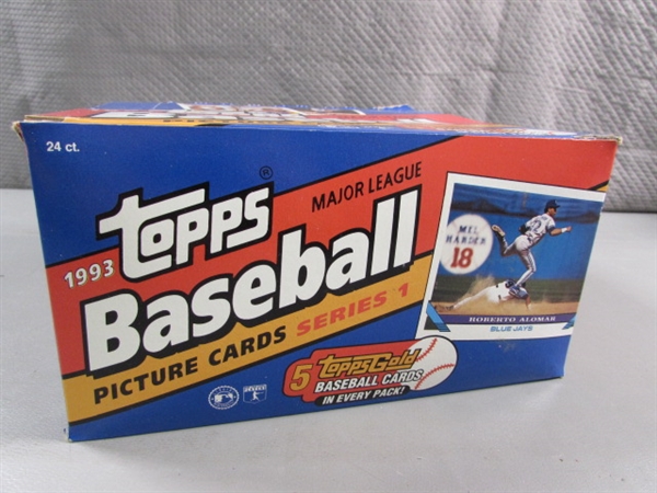 36 COUNT BOX 1993 TOPPS BASEBALL CARDS - SEALED PACKS