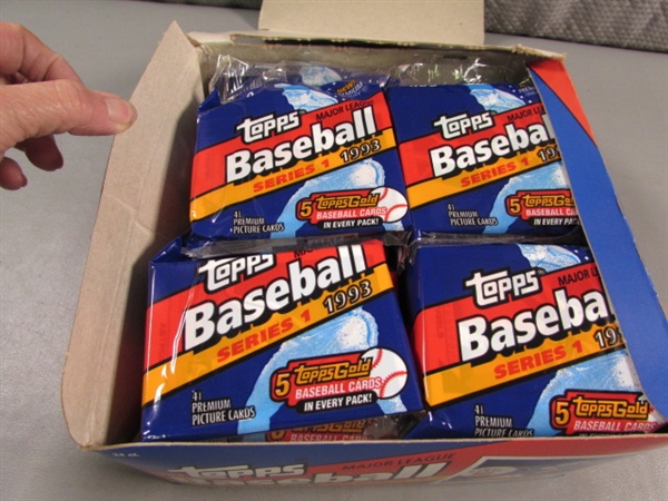 36 COUNT BOX 1993 TOPPS BASEBALL CARDS - SEALED PACKS