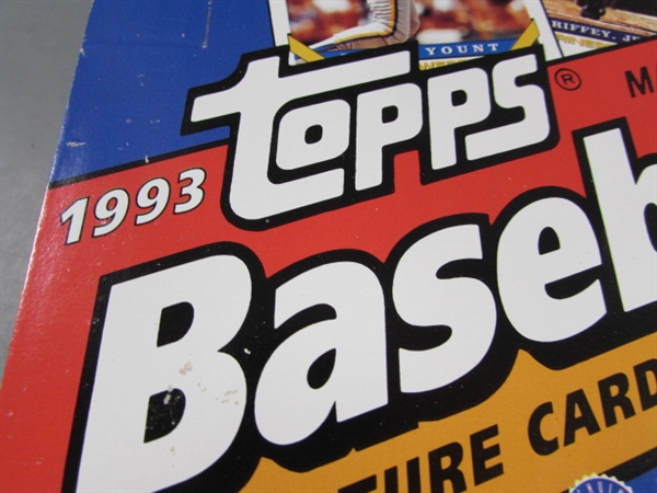 36 COUNT BOX 1993 TOPPS BASEBALL CARDS - SEALED PACKS