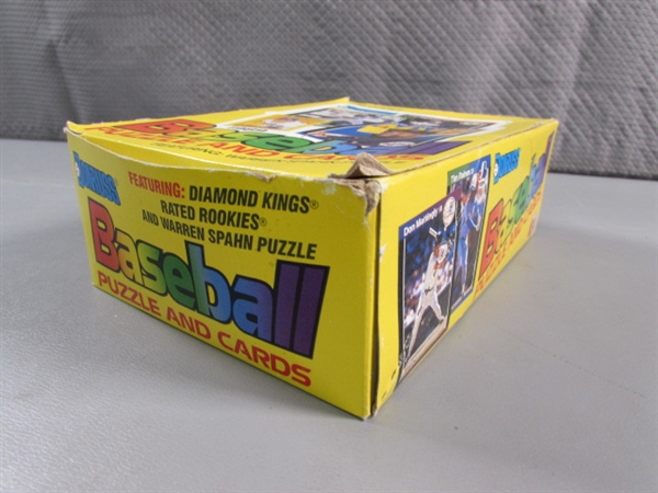 1989 DONRUSS BASEBALL PUZZLE & CARDS - 36 UNOPENED PACKS