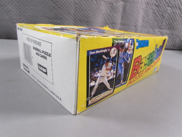 1989 DONRUSS BASEBALL PUZZLE & CARDS - 36 UNOPENED PACKS