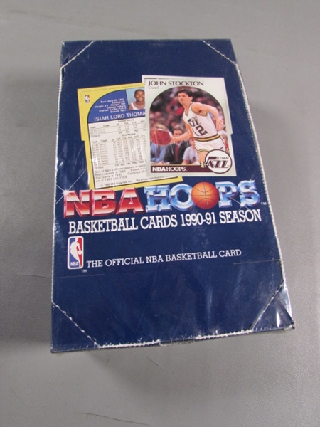 SEALED BOX OF 1990-91 SEASON BASKETBALL CARDS