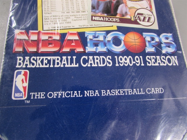 SEALED BOX OF 1990-91 SEASON BASKETBALL CARDS