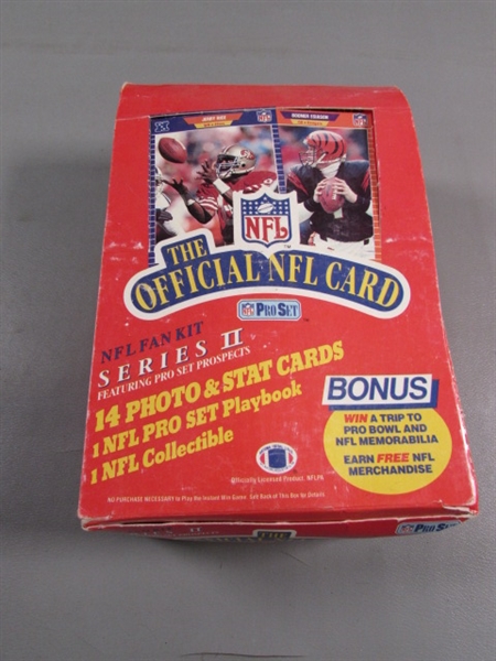 36 PACK BOX OF SEALED NFL SERIES II FOOTBALL CARDS