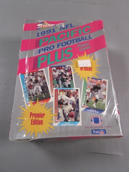 SEALED BOX 1991 PACIFIC PRO PLUS FOOTBALL CARDS