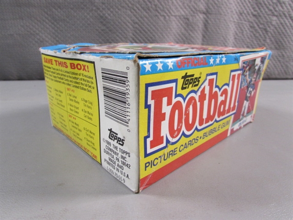 1989 TOPPS SEALED PACKS FOOTBALL TRADING CARDS