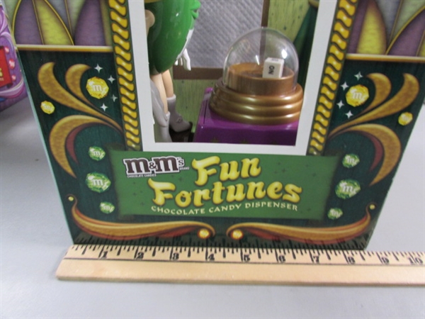 NEW MADAME GREEN, FUN FORTUNES M&M CANDY DISPENSER