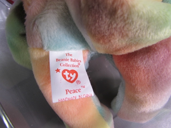 TY BEANIE BABIES - ASST BEARS IN PROTECTIVE CASES