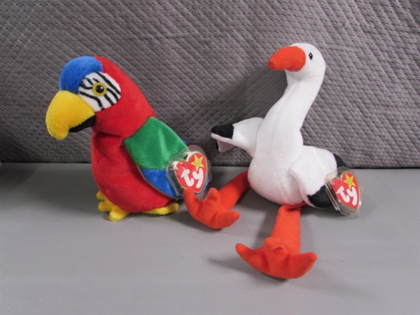 TY BEANIE BABIES - BIRDS