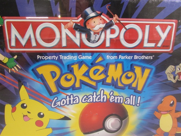 FACTORY SEALED POKEMON MONOPOLY GAME