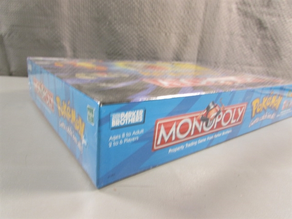 FACTORY SEALED POKEMON MONOPOLY GAME