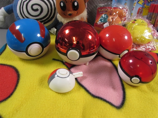 ASSORTED POKEMON TOYS & MORE