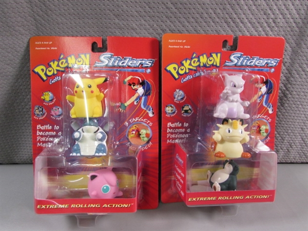 2 FACTORY SEALED POKEMON SLIDERS