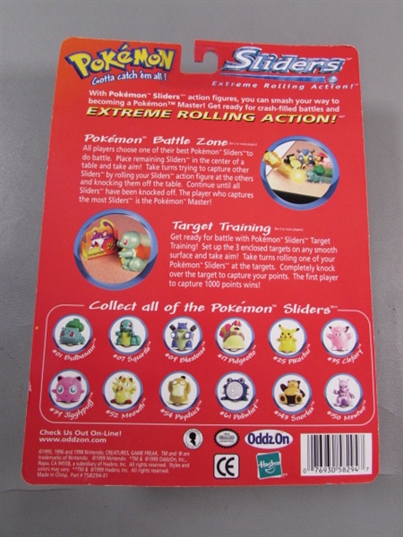 2 FACTORY SEALED POKEMON SLIDERS