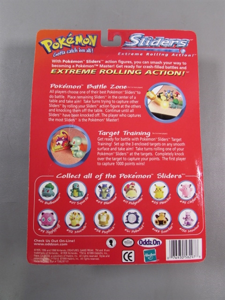 2 FACTORY SEALED POKEMON SLIDERS