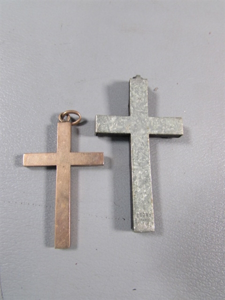 ASSORTED CROSSES - PENDANTS, WALL HANGING, KEYCHAIN & MORE