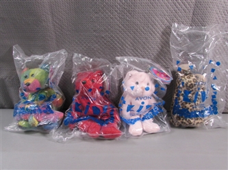 NEW AVON "FULL O BEANS" BEARS & A LEOPARD