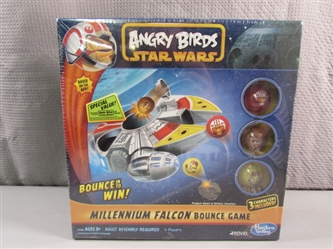 ANGRY BIRDS "STAR WARS - MILLENIUM FALCON" BOUNCE GAME - FACTORY SEALED