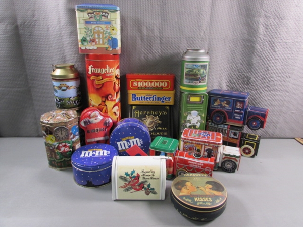 ASSORTED TINS