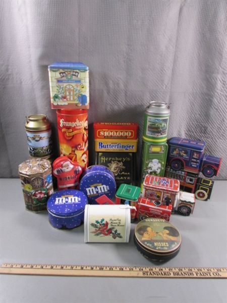 ASSORTED TINS