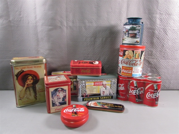 COCA-COLA & LADIES HOME JOURNAL TIN